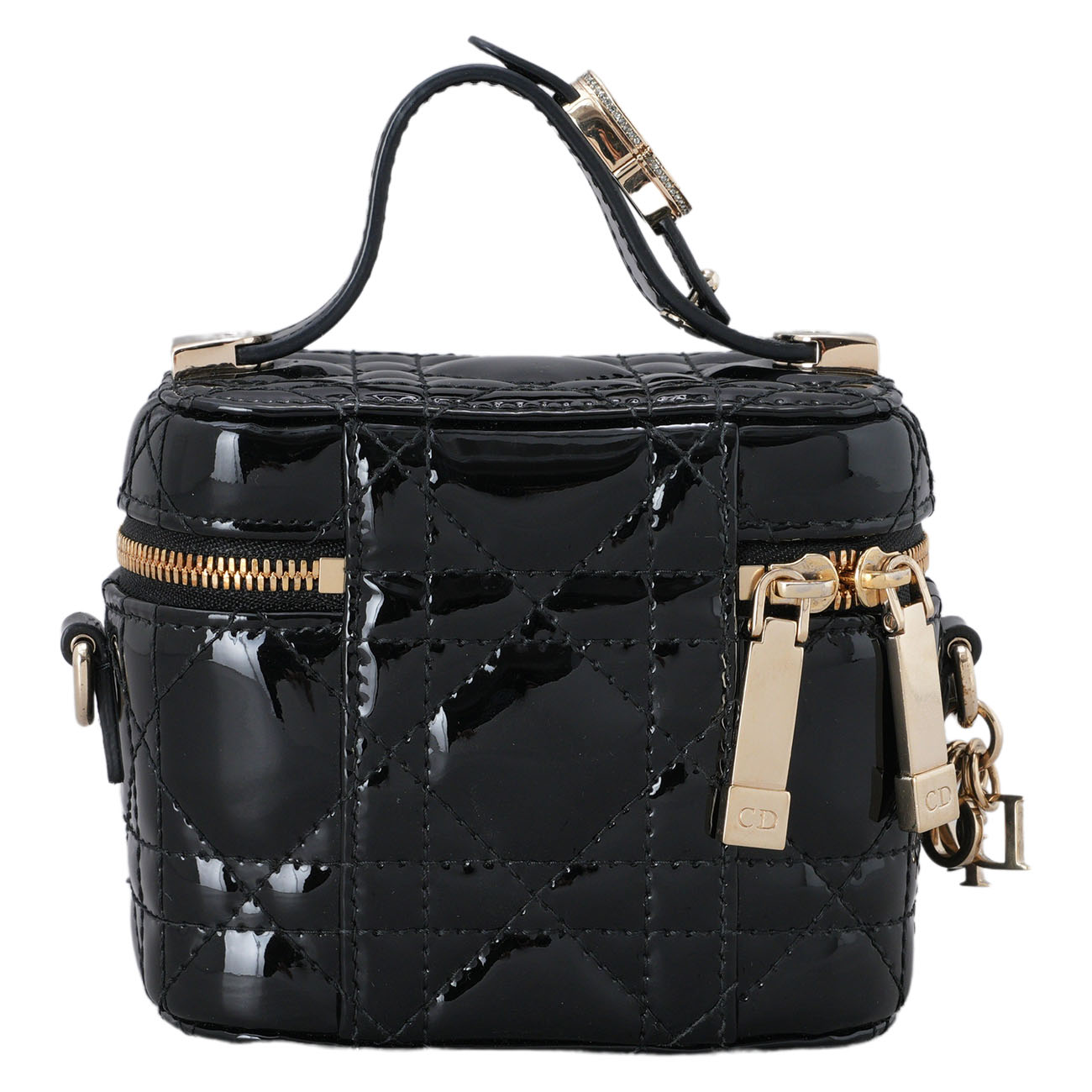 CHRISTIAN DIOR(USED)크리스찬디올 페이던트 마이크로 베니티 탑핸들